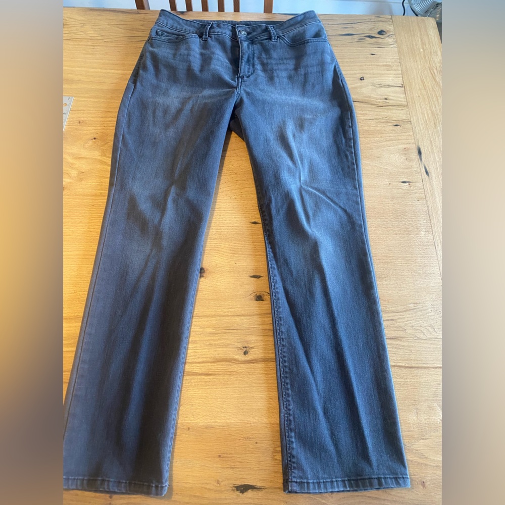 Lee Straight‎ Leg Classic Jeans Gray Women’s 12 Short Preloved